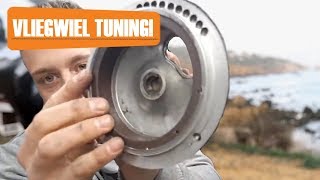 GASreactie Versnellen met Vliegwiel  Vespa Ciao Tuning  73 [upl. by Lexis123]