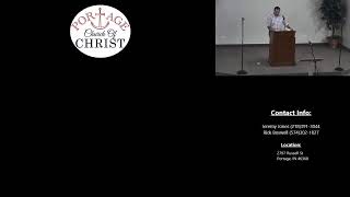 Portage Indiana Church of Christ Livestream 12172023 [upl. by Modeste832]