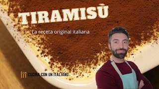 La receta original del tiramisú 🤤 Uno de los postres italianos más famosos del mundo 🇮🇹 [upl. by Ydda]