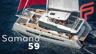 Samana 59 volume elegant design amp one of the largest flybridge in its category [upl. by Euton]