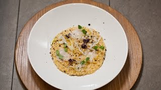 13 Risotto allacqua di pomodoro burrata e seppia cruda e cotta spot [upl. by Nelan137]