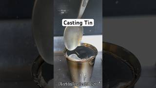 Casting Tin Satisfying Experiment Science ASMR Casting TIN [upl. by Caty]