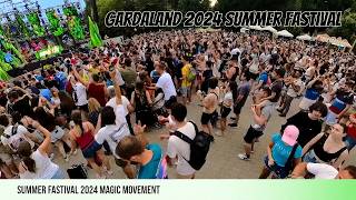 Magic movements of Summer Fastival Gardaland 2024 4k 60fps [upl. by Kurman]