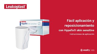 Leukoplast  Fácil aplicación y reposicionamiento con Hypafix skin sensitive [upl. by Rialb27]