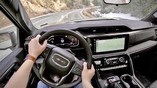 2023 GMC Sierra 1500 AT4X  POV Review [upl. by Absa]