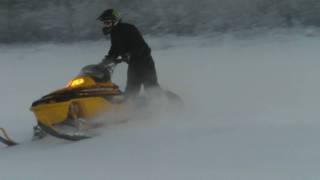 SkiDoo mxz 800 2002 powder [upl. by Ramedlaw259]