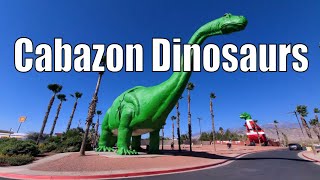 Cabazon Dinosaurs Worlds Biggest Dinosaurs Walking Tour [upl. by Ley]