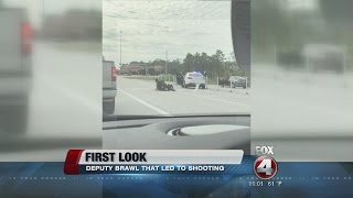 Bystander shoots Deputys attacker in Florida [upl. by Ytima273]