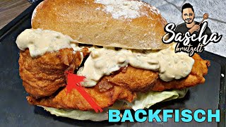 BACKFISCH in Bierteig  DIY  Sascha brutzelt [upl. by Anelaj]