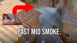 CS2 Inferno FAST BANANA SMOKE FROM CT SPAWN [upl. by Howard350]