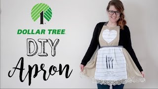 DOLLAR TREE DIY  APRON  5 PROJECT [upl. by Samara818]