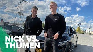 🚗 WIE RIJDT HET BESTE  THIJMEN BLOKZIJL vs NICK BAKKER [upl. by Dennet]