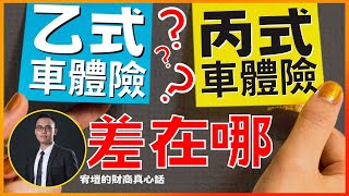 乙式車體險、丙式車體險，差在哪？4kCC字幕強制險第三責任險車禍理賠車禍調解 [upl. by Stacee358]