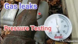 How to do a natural gas line pressure test [upl. by Nassah]