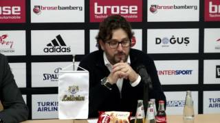 Pressekonferenz  Brose Bamberg vs Olympiacos Piräus [upl. by Stout930]