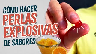 RECETA de Perlas Explosivas de sabores  Popping Boba Casero [upl. by Yenolem467]