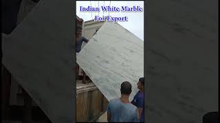 Indian White Marble For Export marble marblefloor indianmarble [upl. by Adnolor401]