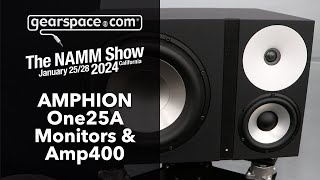 Amphion One25A amp Amp400  Gearspace  NAMM 2024 [upl. by Misty]