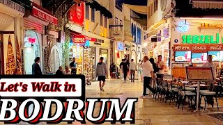 BODRUM Turkey  Nightlife Walking Tour 2022 [upl. by Cand866]