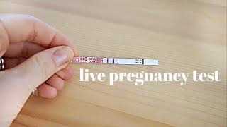 LIVE PREGNANCY TEST Baby 3 [upl. by Akema]