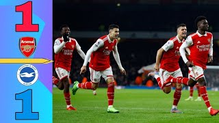 Arsenal vs brighton 11 Premier league 202425 Football highlights Arsenal brighton [upl. by Odom740]