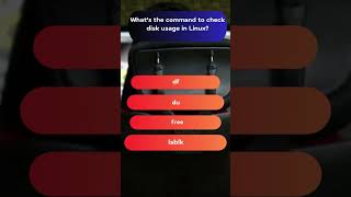 What’s the command to check disk usage in Linux computerbasics [upl. by Gonyea46]