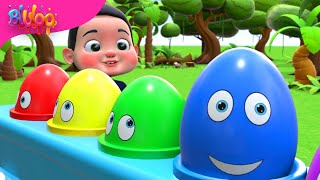 Surprise Eggs Kids Song  BluLoo Nursery Rhymes amp Kids Songs [upl. by Koralle]