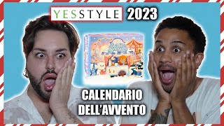 🎁CALENDARIO AVVENTO YESSTYLE TOTALMENTE INASPETTATO 2023🎁 [upl. by Malamut]