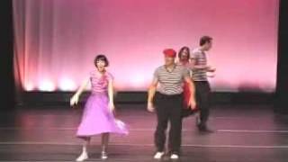 50s dance routine featuring The Lindy Hop AllStars [upl. by Lleval361]