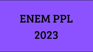 ENEM PPL 2023  O dispositivo panóptico organiza unidades espaciais que permitem  Foucault [upl. by Cathleen]