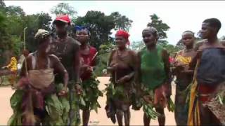 Mbute Pygmies Tribal Dance [upl. by Cori]