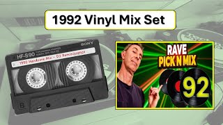 Full 1992 Hardcore Vinyl Mix Set From the 92 Pick n Mix Episode [upl. by Eeliab]