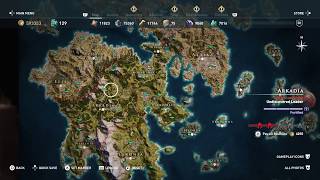 Assassins Creed Odyssey  Full World Map ALL LOCATIONS 100 Biggest Open World Game [upl. by Atlee37]