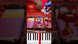 Team Sonic amp Knuckles VS SonicEXE Mtime4  Octave Piano Tutorial [upl. by Myron]