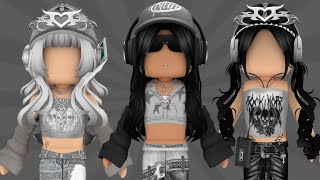 grungey2k roblox outfits  codes amp links ♡ [upl. by Nadabas]