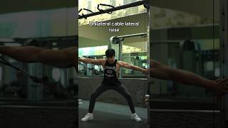 Unilateral cable lateral vs bilateral cable lateral raise [upl. by Gabriell]