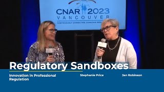 CNAR TV Regulatory Sandboxes Innovation in Professional Regulation [upl. by Ientirb859]