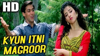 Kyun Itni Magroor  Vinod Rathod  Yeh Majhdhaar 1996 Songs  Salman Khan Manisha Koirala [upl. by Esoryram]