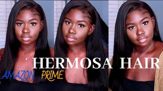 100 AMAZON FULL LACE WIG  REVIEW UNBOXING amp INSTALL  HERMOSA HAIR [upl. by Alexandr]