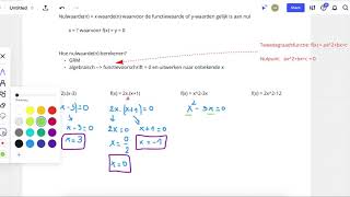 Nulwaarden van een tweedegraadsfunctie berekenen  onvolledige tweedegraadsvergelijkingen oplossen [upl. by Guyon]