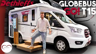 Dethleffs Globebus GO T15 🚨  Kompakter Teilintegrierter auf Ford  Wohnmobil Neuheiten  GÜMA TV [upl. by Ramuk]