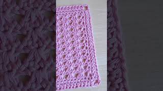 Lacy Shells Washcloth Pattern available crochet tunisiancrochet crochetpattern [upl. by Liuqa620]