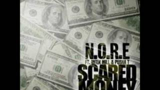 Scared Money  Nore feat Pusha T amp Meek Mill Lyrics [upl. by Katee]