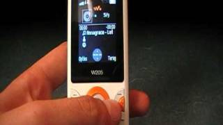 Unboxing amp review Sony Ericsson W205 [upl. by Morly856]