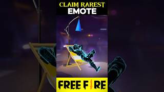 Claim Rarest Sunbathing Emote😱freefire trending shorts [upl. by Lyon435]