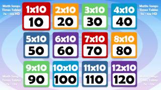 10 TIMES TABLE Math Song Count up by 10s [upl. by Adnirim151]