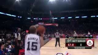 NBA Three Point Shootout  Matt Bonner RD 1 [upl. by Eniamat]