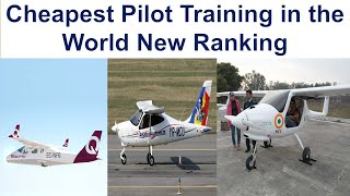 Best Cheapest Pilot Training in the World New Ranking  Best Pilot Schools [upl. by Clorinde]