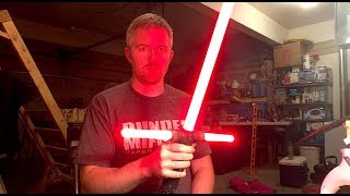 Kylo Ren FX Black series lightsaber rebuild and conversion [upl. by Brad]