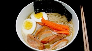 Receta Sopa Ramen con pollo  Comida Japonesa [upl. by Tegdig]